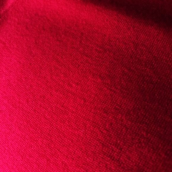 Ann Taylor Red Wool Blend Mock Neck Knit Pullover Stretch Sweater Top - Picture 3 of 5